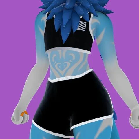 Booty shorts and gym top for Nardoragon